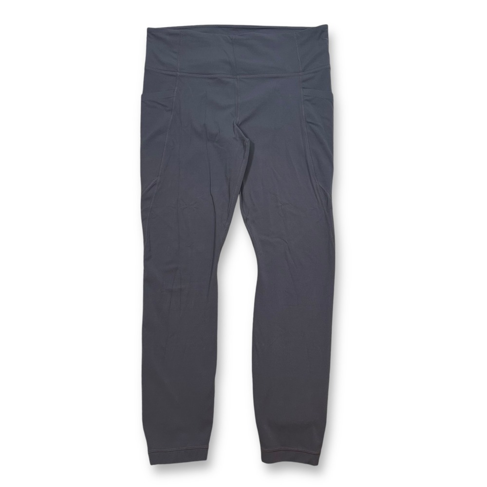 Athleta Enhance High Rise Pocket Leggings Athletic Gray Womens L